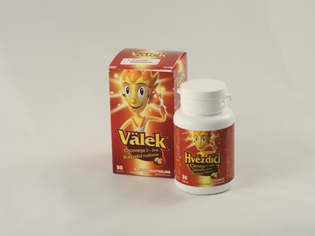 Välek Kaps N30 Apelsinimaitsel.