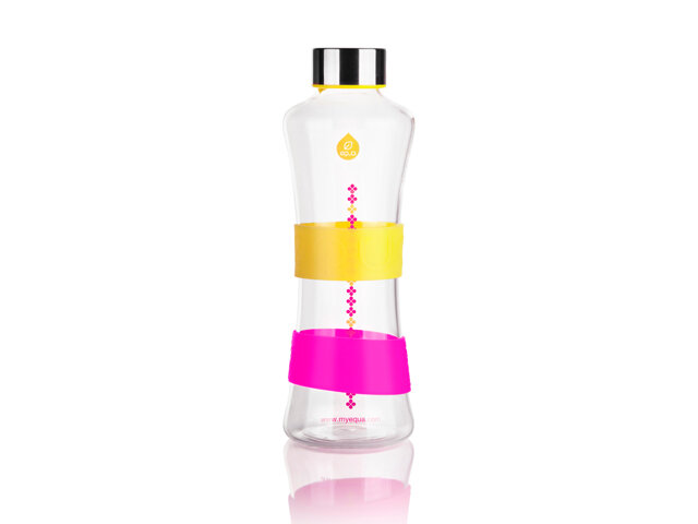 Equa Klaaspudel Cmyk Squeeze Yellow 550ml