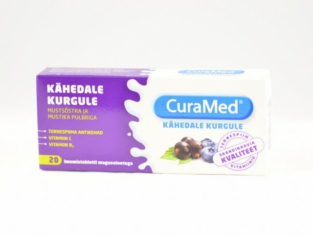Curamed Kurgutbl Täisk.n20 Mustikas&mustsõst.