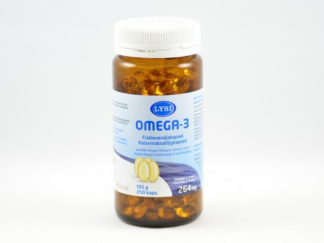Lysi Omega-3 Kalamaksaõli Kaps N250