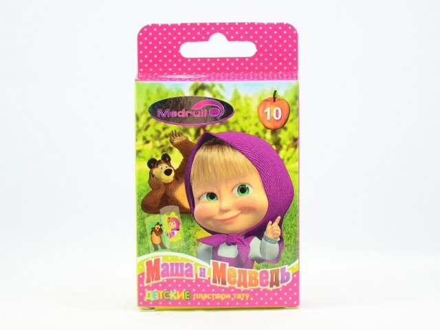 Medrull Plaaster Masha Ja Karu 10tk