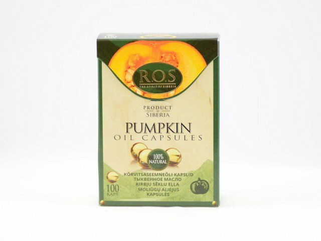 Kõrvitsaseemneõli Kaps 300mg N100