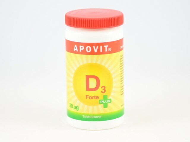Apovit D3 Forte Plus Tbl 30mcg N100