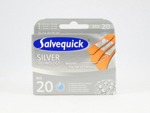 Salvequick Hõbedaioonidega Plaastrid 20tk 3s