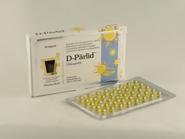 D-pärlid õlikapslid 19,5mcg N40