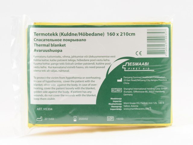 Esmaabi Termotekk (kuldne/hõbedane) 160x210cm