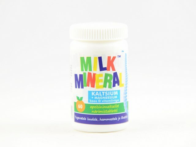 Milk Mineral Apelsinimaitselised Närimistbl N60